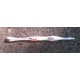 Custom Glass Dabber WT Glass (White, Red, Clear) 5"